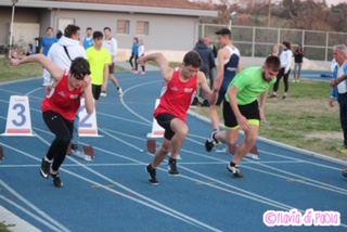 I mt 80 Allievi e Assoluti con Marco Restuccia(3 corsia) e Scipioni Paolo(4 corsia)