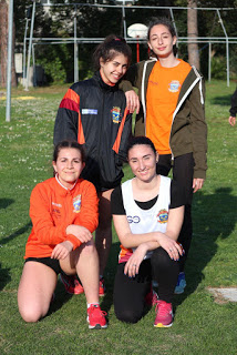 La staffetta 4x100 B con Cinili-Fiacconi-Ferretti-Di Stefano